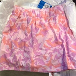 Columbia Floral Pink and Purple Women's Skort